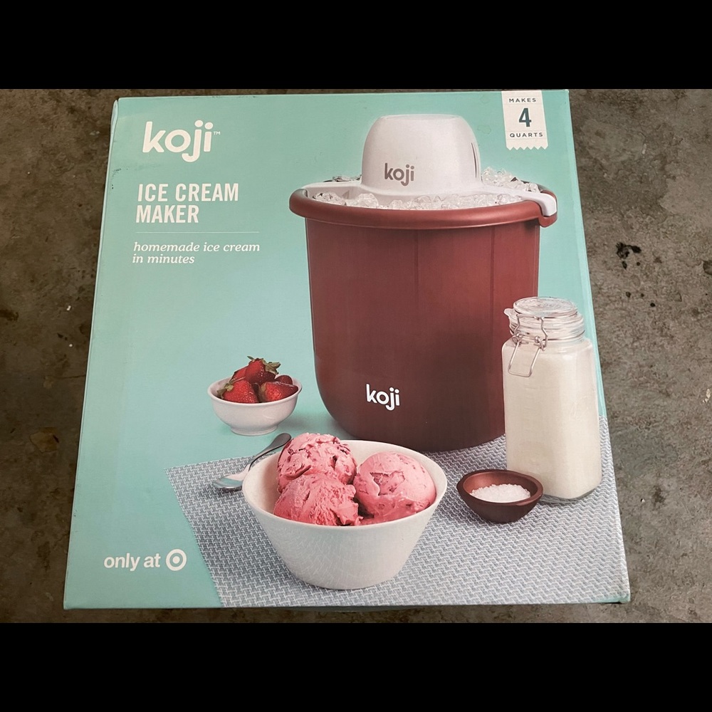 Brand New Ice Cream Maker & Waffle Bowl Maker